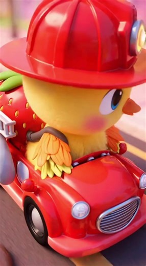 Baby Firefighter Saves the Candy Town #cuteanimation #babyanimals #3danimation #kidsvideo #cutestory