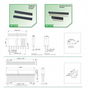 [Hot Item] Female Header Connector 2.54 Female Pin Header 2.54