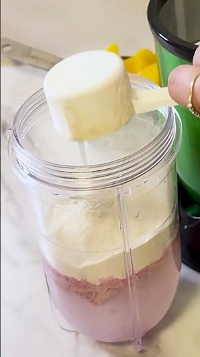 Peach Lychee Mango Protein Shake