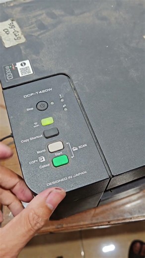 Test Print Printer Brother DCP-T420W Tanpa PC #youtubeshorts #tipsandtricks #printer #brother