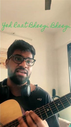 Yeh Raat Bheegi Bheegi-- Cover||Lata Mangeshkar || Manna Dey || Chori chori|| #shorts #cover #music