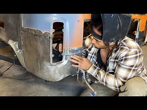 Reviving the Driver's Side Rear Corner By Welding & Replacing Panels | VW Bus Restoration Episode:57
