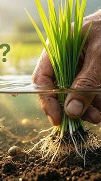 벼농사는 왜 논에 물을 대서 시작할까요? #farming #agriculture #동물