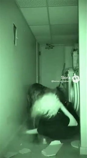 Guard Dog Fighting Creature Falling through Ceiling