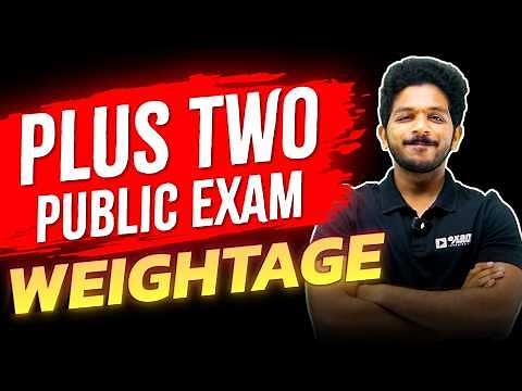 Plus Two Public Exam Chapter wise Weightage | All Subjects Weightage | Exam Winner Plus Two