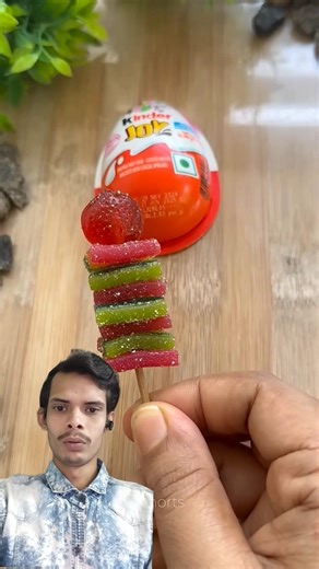 Kinder Joy Surprise & Juztjelly Candypop |#shorts #Candy#kinderjoy #juztjelly