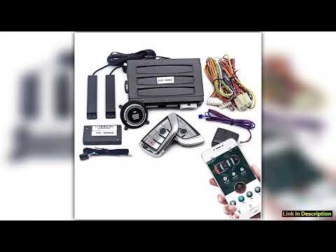 Universal Car alarm with remote starter Autostart system Start stop button system Car accessories