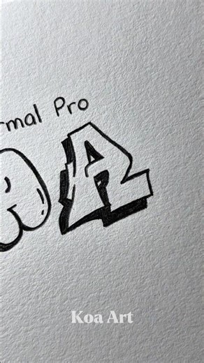 How to draw the letter “A” beginner to pro✏️ #art #drawing #sketch #tutorial