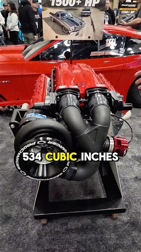 1,500+ HP ProCharged LS V10 🤯 PRI Show 2025 | #lsengine #v10power #procharger #boosted #engine