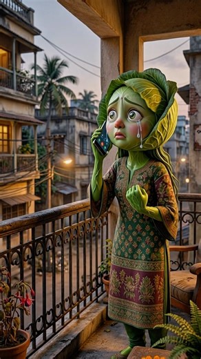 করলা আর বাধাকপির ভালোবাসা 💔🥬 | Part 2 | Emotional & Sad Love Story | Bangla Cartoon Animation