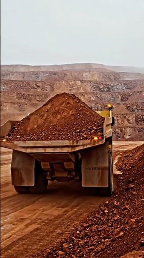 Massive Mining Truck Dumps Gigantic Load! 🤯🚛