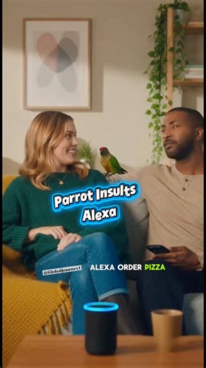 Alexa vs. Parrot: The Pizza Order Gone Wrong 😂🤣 #parrot #Alexa | Globaljourney1