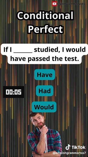English Grammar Tasks no TikTok