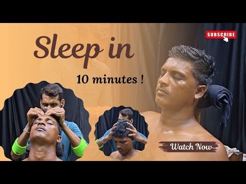 Indian Street Head Massage ASMR 💆‍♂️ Deep Sleep in 10 Minutes | Neck & Shoulder Pain Relief
