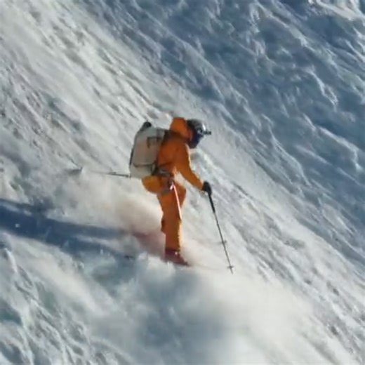 Man takes historic ski down Mount Everest's north face