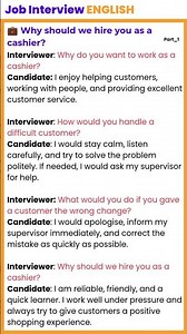 Cashier Interview Questions & Answers: Why Should We Hire You?
