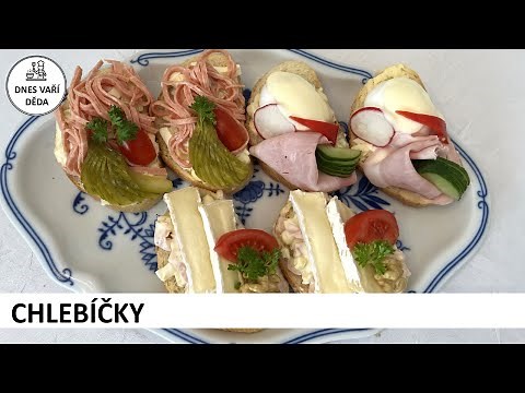 Chlebíčky - hermelínové, salámové sypané a vajíčkové se šunkou | Josef Holub