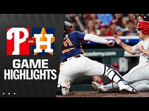 Phillies vs. Astros Game Highlights (6/24/25) | MLB Highlights