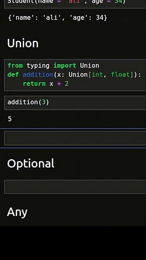 Python Union Type Annotation Explained in 30 Seconds