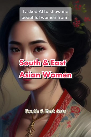 I asked AI generator to show me some beautiful women from South and East Asian Countries 🙏 #asiangirl #asia #asianwomen #southasian #eastasian #beautiful #women #ai #aigenerated #aigeneratedart #art #midjourney #midjourneyart #artificialintelligence #trend #bangladesh #china #india #indonesia #japan #laos #nepal #northkorea #pakistan #philippines #southkorea #korea #srilanka #thailand #vietnam #