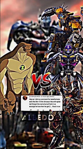 Humangasour (All forms)vs Scourge/Transformers vs Ben 10#transformersriseofthebeasts #ben10🔥