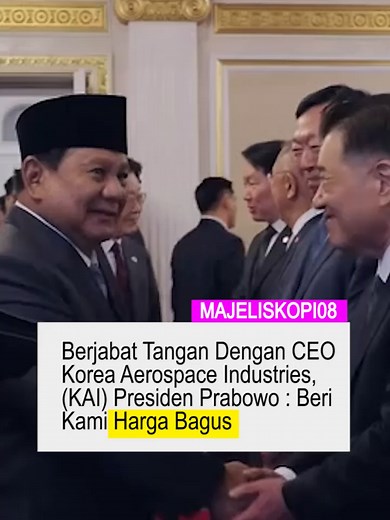 Prabowo Minta Harga Bagus untuk Jet KF-21 Boramae