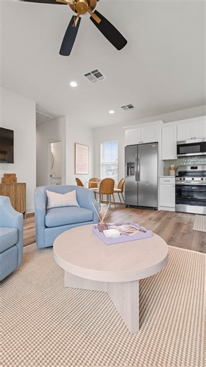 Fairway Cottage at Parkside. Bright, modern, and fully equipped — the perfect spot for your next getaway.  Stay steps away from Parkside’s best views and enjoy cozy bedrooms, a stocked kitchen, and plenty of space to unwind. | Parkside Cottages | Facebook