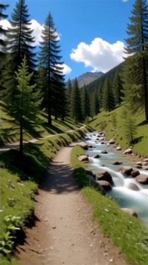 Peaceful Forest Scenery #nature #shorts #shortvideo #shortfeed