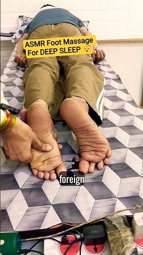 ASMR Foot Massager ! DEEP RELAXATION 😌 !No Talking DEEP SLEEP 😴 !#asmr #drprelax #relax #shorts