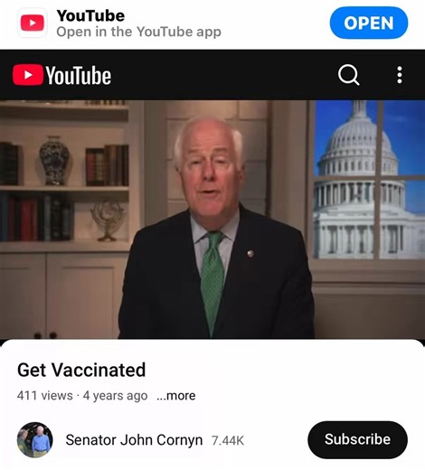 Cornyn’s political career is 💀