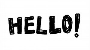 Animation Words Hello Hand Drawn Frame Stock Footage Video (100% Royalty-free) 1059501605 | Shutterstock