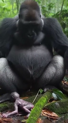 💡 Behavior Study! What Do Chimps Do During Delivery? 🔬 행동 연구! 침팬지는 분만 중에 어떻게 행동할까? #chimpanzee