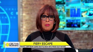 Dramatic video shows passengers jumping from flaming shuttle boat