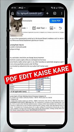 Edit PDF Files Without Laptop 📄 | Free PDF Editor Website