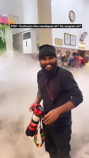 144K views · 5.1K reactions | POV:- Kalyana Mahal ah!? Sorgam ah!?藍藍 @camera_lover_jai_ . . #funny #photographer #fun #bloopers #butterfly | Jai Ganesh | Facebook