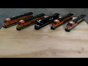 My Ho Scale BNSF Railway Locomotive Roster Collection Fall 2024 Update