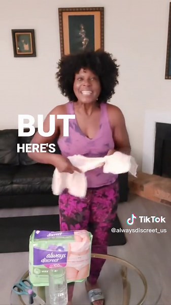 Courage women please stand up 🙋‍♀️ With Always Discreet Underwear, you don’t have to let bladder leaks stop you from living life to the fullest. (🎥: @lindashusser1)
