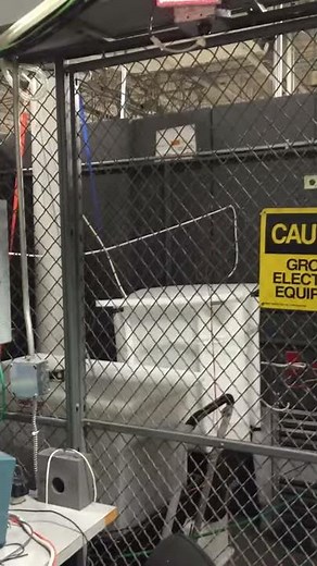 200kV High Voltage Electric Arc in a Spark Gap