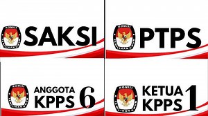 Download Link Gambar KPPS 1-7 Pemilu 2024: File Template Tulisan KPPS 1-7, Meja TPS Hingga Saksi - Tribunlombok.com