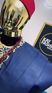 61 reactions · 7 comments | Amazing 3 pieces agbada from the brand 殺 color : navy blue Fabric: cotton fabric For ENQUIRIES Pls kindly send us a dm or via WhatsApp for quick response on +2349047095497 Song by @oumou.sang | Kay fashion | Facebook