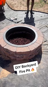 DIY backyard fire pit 🔥| PART 1 | #diy #firepit #backyardrenovation | JefeHarris