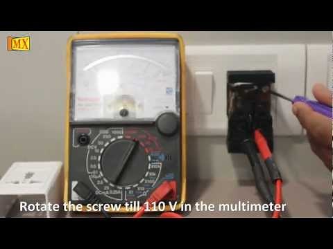 Voltage Converter converts 220 Volts to 110 Volts & Vice versa with Universal Socket