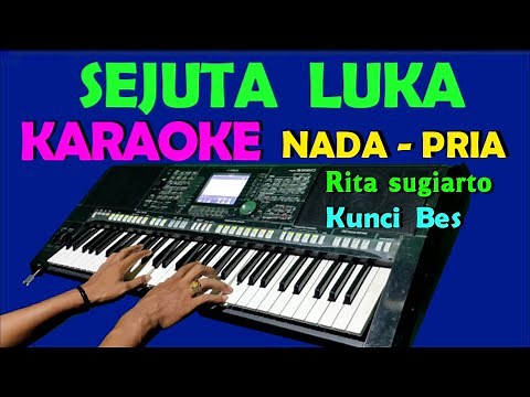 SEJUTA LUKA - Rita Sugiarto | KARAOKE Nada Pria