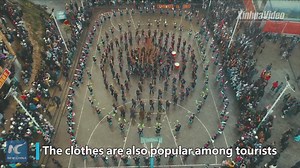 21K views · 461 reactions | China's Miao ethnic group keeps the tradition of making "shining cloth" by hand, and clothes made of it are popular among tourists. | China Xinhua News | Facebook
