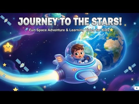 Kids Journey to the Stars! 🚀 Fun Space Adventure & science fiction for Kids 🌟