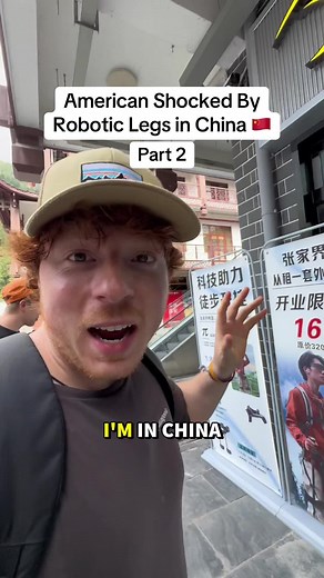 American Shocked By Robotic Legs in China 🇨🇳