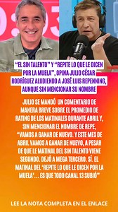 611K views · 1.8K reactions | opina Julio César Rodríguez aludiendo a José Luis Repenning, aunque sin mencionar su nombre #ganaroservir #PalabraDeHonor #sineditar #HayQueDecirlo #palabradehonor13 #Canal13 #PrimerPlano | CVC Medios | Facebook