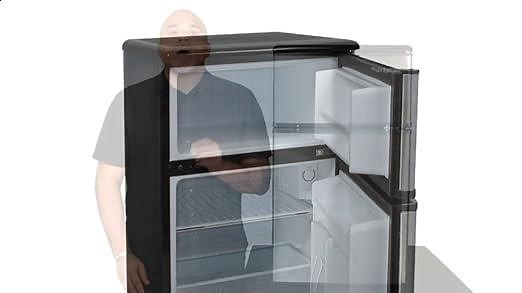 EdgeStar CRF321SS 3.1 Cu. Ft. Dorm Sized Energy Star Compact Fridge\/Freezer