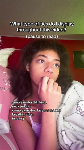 categorizing my tics shown in this video! i thought it would be helpful for those that don’t know much about tics or their classifications. i might’ve missed some or accidentally put them in the wrong place so let me know! #tics #ticsandtourettes #ticsawareness #fyp #fypageシ♡