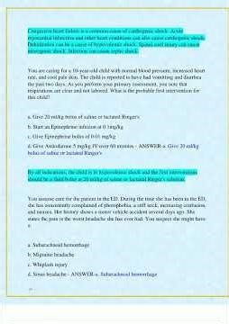 2025 CEN EXAM Latest Practice Test Bank with 250 Most Common Questions with Correct Answers Certifie